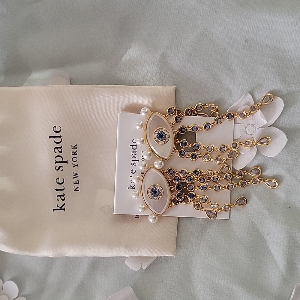 Cream mult earrings